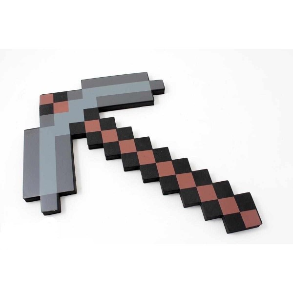 Il piccone di Minecraft Ferro in foam da 47 cm